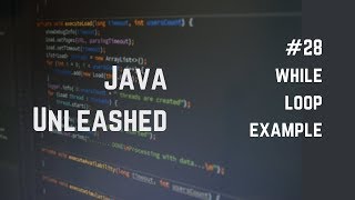 28 Java While Loop Example [upl. by Olson971]