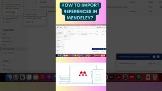 How to import references into the new Mendeley reference manager mendeley research citation [upl. by Abra]