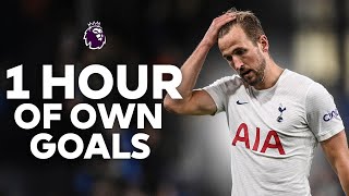 1 HOUR of BIZARRE Premier League Own Goals [upl. by Netneuq]