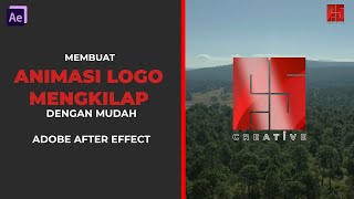 Cara Mudah Membuat Animasi Logo GlossyMengkilap Mirip Logo TV  Adobe After Effect 1 [upl. by Oberon]