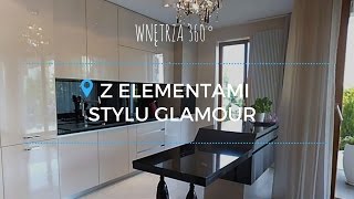 Aranżacja mieszkania z elementami stylu glamour  130 m² projekt wnętrz architekt [upl. by Anear37]