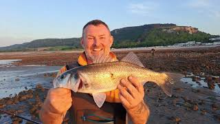 Bass fishing Colwyn Bay with gamekeeper John and Thats a bite Mike uk sea fishing [upl. by Cummins]