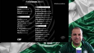 CONVOCAÇÃO SELEÇÃO BRASILEIRA MURILO E ENDRICK DO PALMEIRAS CONVOCADOS [upl. by Barbaraanne]