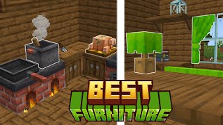 BEST FURNITURE MODS FOR MINECRAFT FORGE AND FABRIC [upl. by Pepillo576]