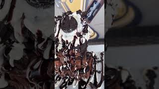 Oreo chocolate cake with ice cream shortsasmr [upl. by Ladew655]