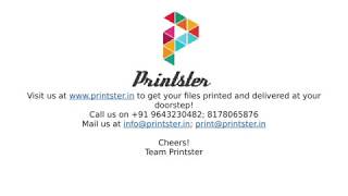 Spiral binding  Ring binding  Printsterin Get Printed [upl. by Liagiba]