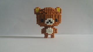 Rilakkuma  Perler Beads 3D [upl. by Gerhard]