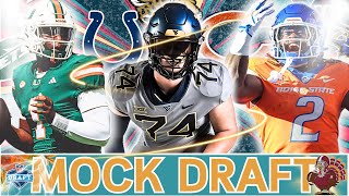 2025 NFL Mock Draft with Trades 🏈  Giants move up Colts pick who [upl. by Rother]