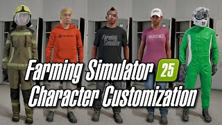 Farm Sim 25  Character Customization [upl. by Marmion]