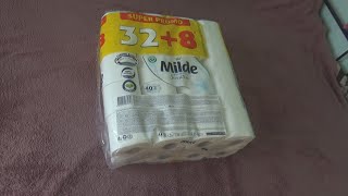 Milde Premium Sensitive 328 Toilet Paper Unboxing and Test [upl. by Aloke]