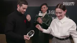 Dylan OBrien accepts his award at the Variety amp The Golden Globe Awards Breakthrough Artists Party [upl. by Avan]