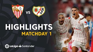 Resumen de Sevilla FC vs Rayo Vallecano 30 [upl. by Lucian260]