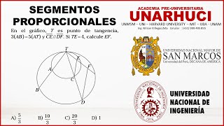 SEMANA 19 PROPORCIONALIDAD DE SEGMENTOS  GEOMETRÍA [upl. by Isabeau]