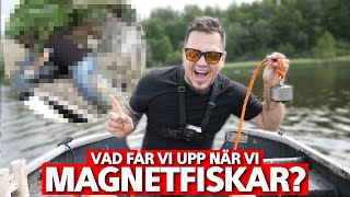 Vi Magnetfiskade Från Båten amp Farsan Trillar i Vattnet [upl. by Tirrag]