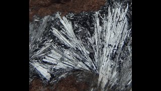 186765518525 PYROLUSITE  Morocco Atlas Mts Imini Mine blackorion666 [upl. by Yddet]