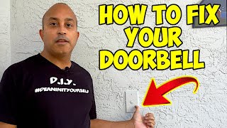 Doorbell not working How to fix it 2022 [upl. by Enitsirc]