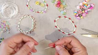 How to make jewellery with colourful beads [upl. by Katrine]