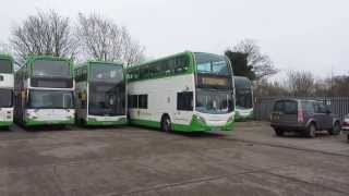 Stephensons of Essex brand new Enviro400 604 EU13 EBL arriving from first outing [upl. by Broida467]