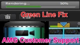 Power Director gives me an annoying green rendering line  AMG Customer Support [upl. by Merna]