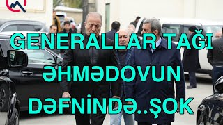 Generallar Tağı Əhmədovun dəfnində [upl. by Ecnaled723]