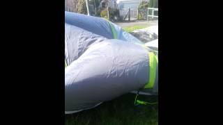 Letting down a nimbus 8 blow up tent [upl. by Rolfston]