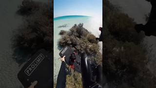 Huge Kitesurfing Jump over an island 😱🤯 stighoefnagel [upl. by Akimrej666]