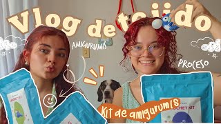 Tejiendo KIT de AMIGURUMIS a crochet💝 VLOG DE TEJIDO nos enviaron unos regalitos [upl. by Rubina]