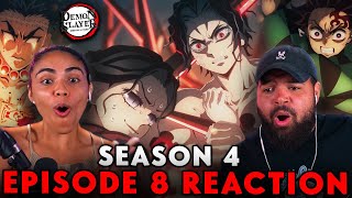 THE HASHIRA UNITE VS MUZAN  Demon Slayer Season 4 Episode 8 Reaction [upl. by Brande]