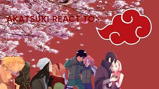 Akatsuki React To Sakura Ships NaruSaku NejiSaku LeeSaku SasuSaku [upl. by Navap935]