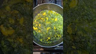 Spinach Recipe spinachwithprawnpalongshak spinach shorts [upl. by Ahselat]