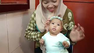 Crying‼️The Best Video Funny Baby Ear Piercing Baby Dance [upl. by Pelmas591]