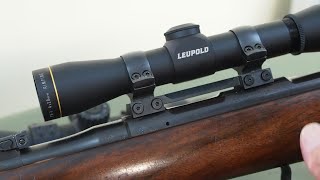 BRNO model 2  CZ452 scope mounting [upl. by Allesor703]