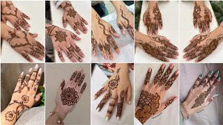 Simple Mehndi Design  Back Hand Mehndi Design  Eid Special Mehndi Design 2024 [upl. by Ecurb]