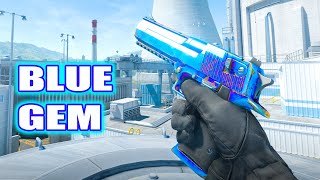 THIS BLUE GEM IS INSANE🔥🔥 Inspecting CS2 Desert Eagle Heat Treated Blue Gem Pattern 781 In Game [upl. by Ulyram]