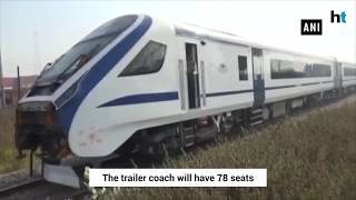 Train 18 Indias first engineless train set for yearend launch [upl. by Jakoba740]