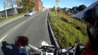 Test drive Husqvarna TE 449 akrapovic GoPro [upl. by Treb]