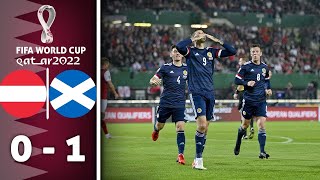 Austria vs Scotland 0  1  Highlights  World Cup Qualifiers 2021  2022 [upl. by Ziana242]