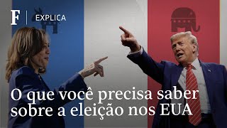 Entenda os principais pontos que estão movimentando as eleições nos EUA [upl. by Nayk346]