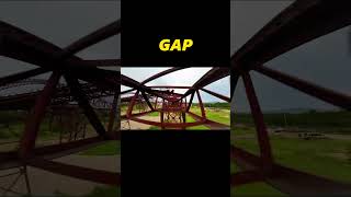 5Inch FPV Drone Freestyle vs Roller Coaster Gap Challenge 🎢🚁 [upl. by Acisseg536]