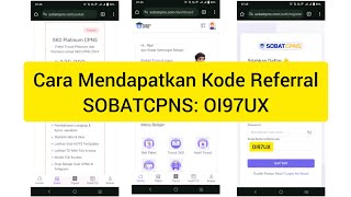 Cara Mendapatkan Kode Referral Sobat CPNS [upl. by Fasano]