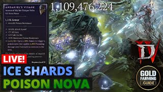 Ice Shards Poison Nova Build Showcase  The Coolest Sorc Build I ever Played Diablo 4 Season 5 [upl. by Gone]