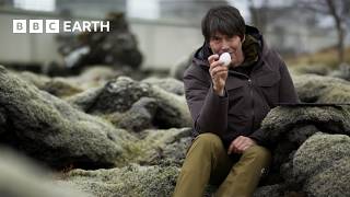 Brian Cox Explores Saturns Wobbly Moon  Solar System  BBC Earth Science [upl. by Zzaj]