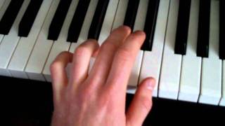 How to play axis of awesome 4 chords  accords song on piano [upl. by Nomyad]