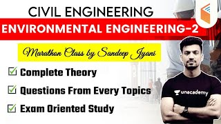 ENVIRONMENTAL ENGINEERING2  Marathon Class Civil Engineering by Sandeep Jyani [upl. by Tarton]