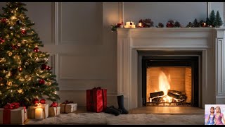 1 hour fireplace relaxing video [upl. by Terryl]