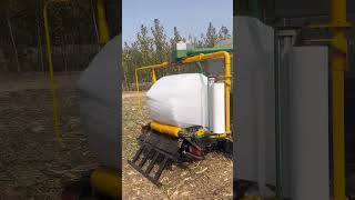 Silage baler fermentation storage random stacking can be used regardless of the environment [upl. by Yerggoeg]