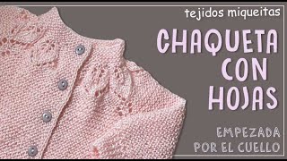 Chaqueta con hojas en canesú Subtitles available [upl. by Assenahs]