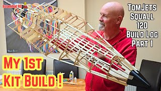 MY FIRST KIT BUILD  TomJets Squall 120 Turbine Jet  Build Log Part 1 [upl. by Agripina710]