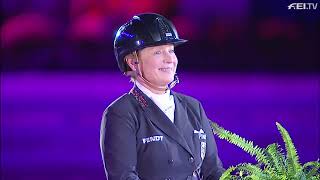 Siegerehrung FEI Dressage World Cup™ 20232024 [upl. by Merell]