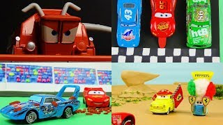 Disney Pixar Cars 1 Iconic Scene Remake Stop Motion Animation Tomica amp Mattel Cars Toys Video [upl. by Aun]